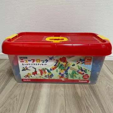 [ 미개봉 새상품 ] Gakken 뉴 블록 풍성한 버라이어티 세트