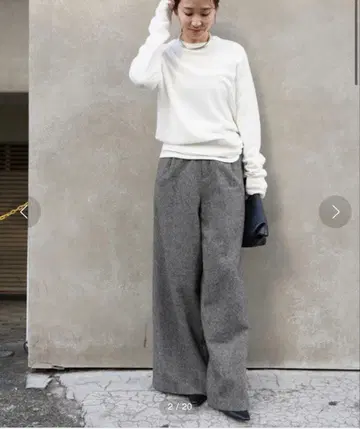 새상품급 Deuxieme Classe CELERI TWEED 팬츠 36