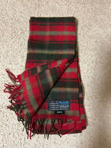 MACKINTOSH 체크 무늬 머플러