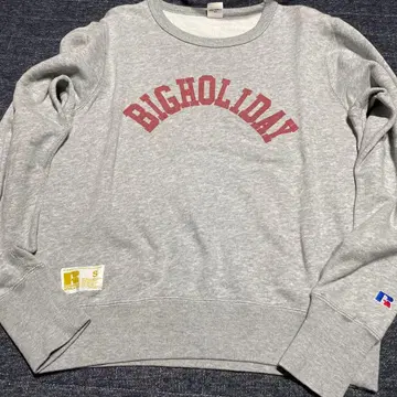 Russell Athletic 그레이 맨투맨 S