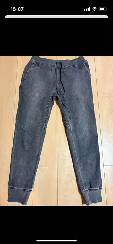 WP WEST POINT 조거 팬츠 다크 그레이