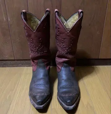 TonyLama 토니라마 웨스턴 부츠 적갈색 브라운 6B 23cm