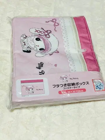 마이멜로디 월야의 멜로쿠로 뚜껑 포함 수납 박스