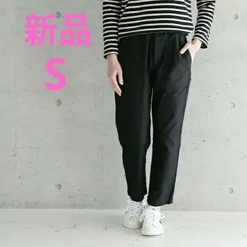 TRAVAILMANUEL 백 새틴 팬츠 블랙 S