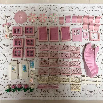 레고 여아용 핑크 부품 세트