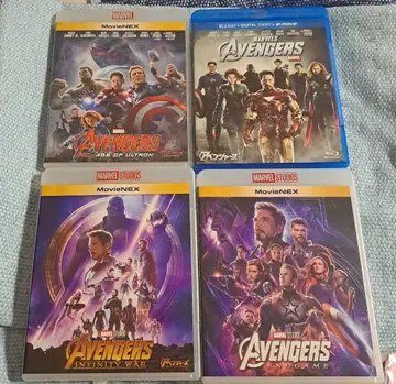 어벤져스 Blu-ray MovieNEX 4작품 세트