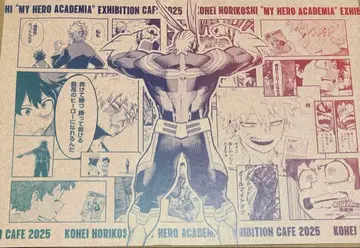 나의 히어로 아카데미아 원화전 카페 혜택 런천매트 올마이트