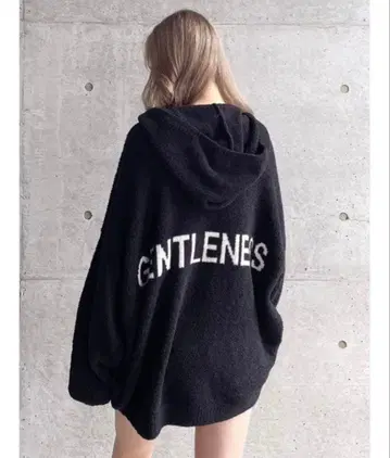 GYDA GENTLENESS 몰얀 니트 후드티