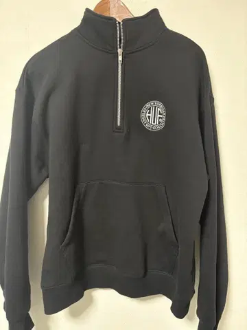 HUF 블랙 하프 지퍼 트레이닝복 M