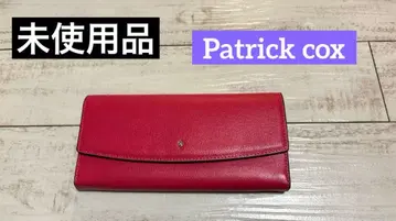 미사용 패트릭 콕스 장지갑 핑크 레드 마이크로 릴리