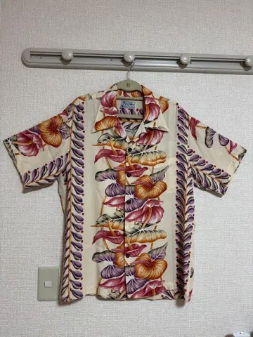 KALAKAUA 알로하 셔츠 반팔 플라워 프린트