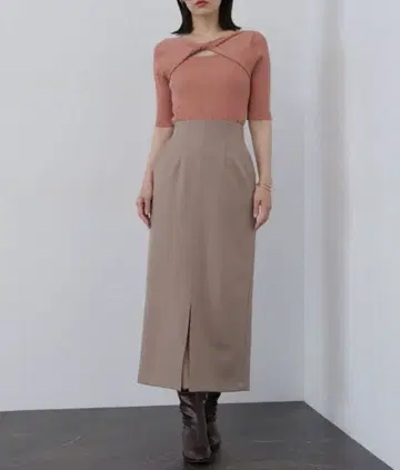 내추럴 뷰티 베이직 우리쉬 카르제 시리즈 내로우 스커트