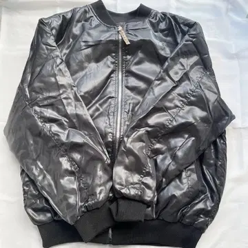 블랙 자켓 점퍼 나일론 L 블루종