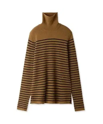 터틀넥 보더 니트 미라 오웬 mila owen