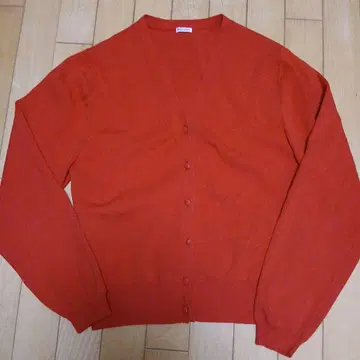 DRESSLAVE 빨간색 가디건 긴팔 M