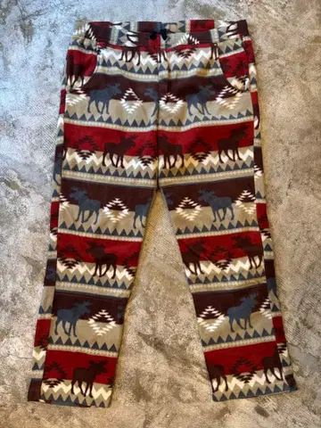 [새상품급] [미국제] 써니 스포츠 플리스 팬츠 빨간색 사이즈 L