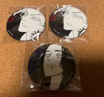 도쿄 리벤저스 신체험전 마이키마트 글리터 캔뱃지 시바 타이쥬 시바 핫카이