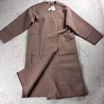 미사용 택 포함 개럴개런트 노카라 롱 코트