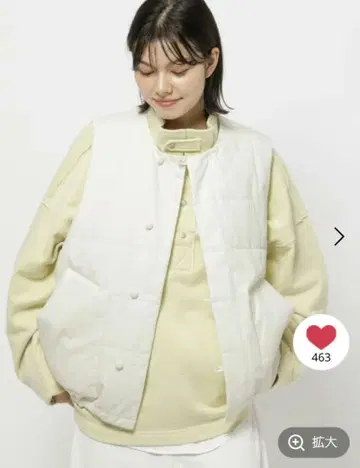 니코앤드 스퀘어 퀼팅 베스트