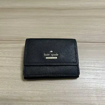 케이트 스페이드 블랙 3단 폴더형 지갑