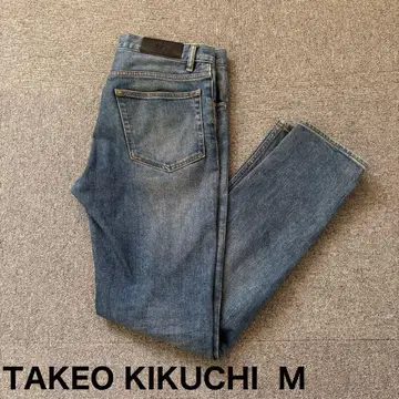 타케오 키쿠치 TAKEO KIKUCHI 데님 스트레이트 레그 M 파랑