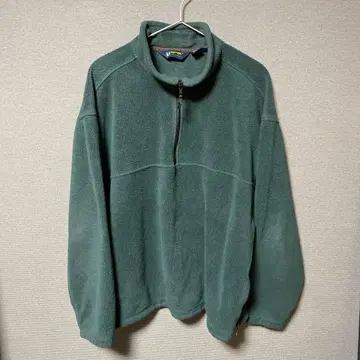 에디 바우어 EBTEK 그린 플리스 자켓 하프 지퍼