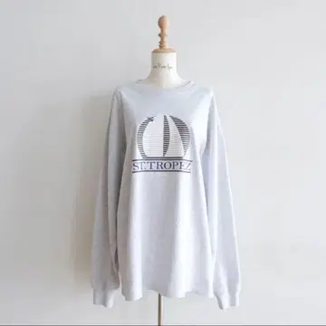 SeaRoomlynn SAILING GRAPHIC 루즈 롱T 헤더 그레이