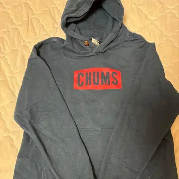 CHUMS 네이비 후드티 M 사이즈