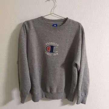 Champion 그레이 맨투맨 L