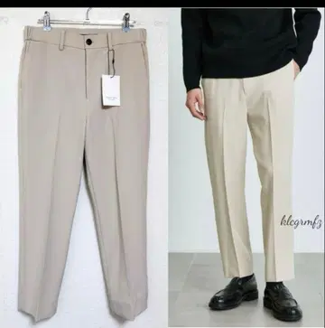 퍼블릭 도쿄 에버크리즈 테이퍼드 슬랙스