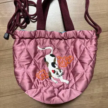 Houston 복조리 백 밴딩 토트 고양이 새상품