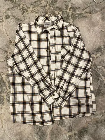 NORTHEAST OUTFITTERS 체크 무늬 플란넬 셔츠 2XL