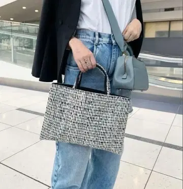 [ bibi_soeurs ] tweed White beige MIDDLE