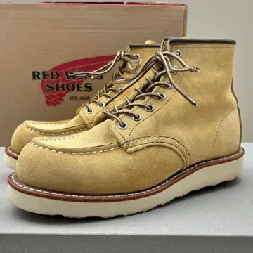 극미품 레드윙 8833 클래식 모크 US7 스웨이드 카멜