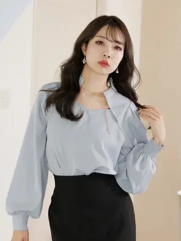 LIP SERVICE 2way 블라우스