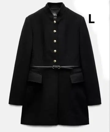 ZARA 롱 코트 L 사이즈 벨트 없음