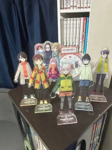 유루캠 아크릴 스탠드 세트 & 아크릴 시계