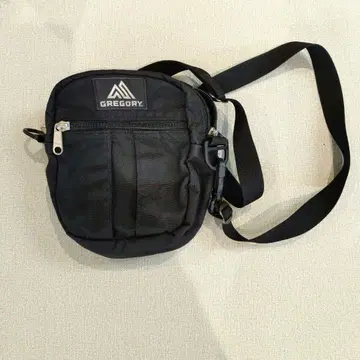 GREGORY 숄더백 퀵 포켓 M 블랙