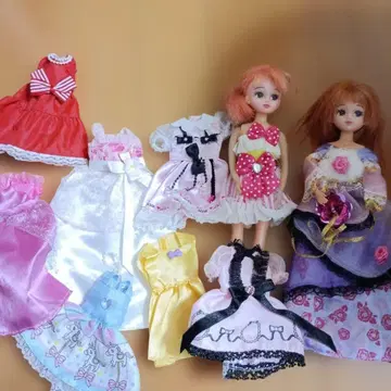 리카짱 본체와 옷 갈아입기 의류 세트