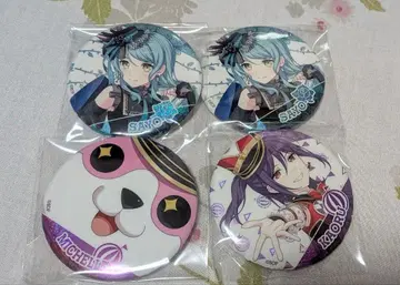 뱅드림 10th 캔뱃지 4개 세트