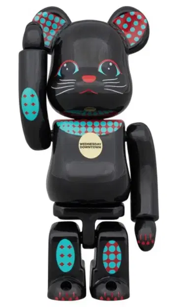 베어브릭 100% 수요일의 다운타운 마네키네코