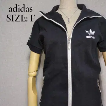 adidas originals 지퍼 원피스 구제 의류 블랙 여성용
