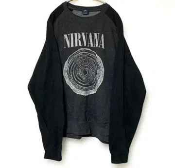 90s NIRVANA 닐바나 두꺼운 원단 롱T 커트 코베인