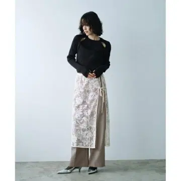 garden lace wrap skirt/CODEA