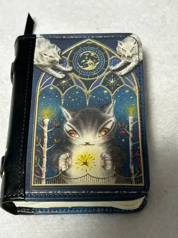 와치필드 북형 동전 지갑 천연 가죽 다얀