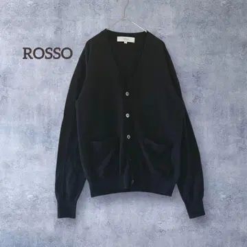 [ 어반 리서치 로쏘 ] 쉘 버튼 V넥 코튼 가디건 긴팔
