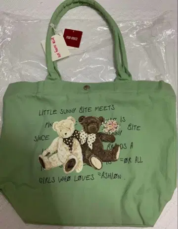 little sunny bite&pink house 콜라보 토트백