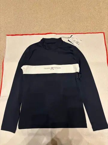 TOMMY HILFIGER 네이비 긴팔 셔츠 (골프웨어)