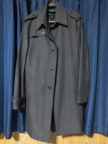 MAJI 다크 그레이 트렌치코트