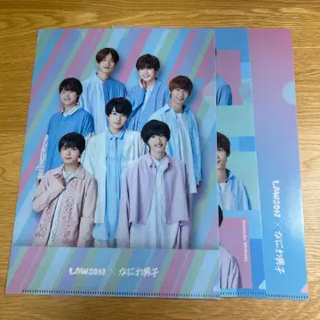 나니와단시 로손 콜라보 클리어 파일 전 3종 컴플리트 세트